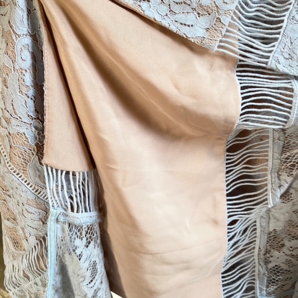 Stylestalker Blue Lace Fitted Gown - Small - Picture 4 of 7